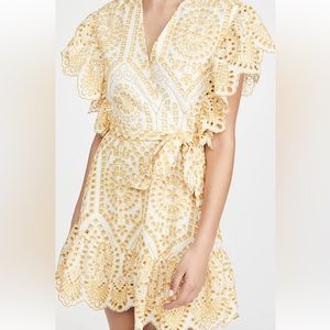 Mink Pink Whilma Wrap Mini Dress